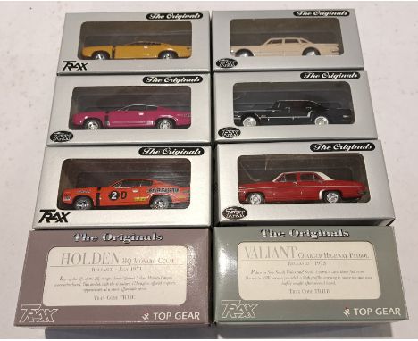 Trax, a boxed Group of The Originals Series 1:43 Scale Commercial Vehicles. Includes TR36B Chrysler S Series Valiant with oth