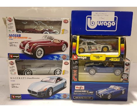 Bburago, a boxed Group of 1:24 Scale Commercial Vehicles. Includes Assembly Line Series with others. Although unchecked for c
