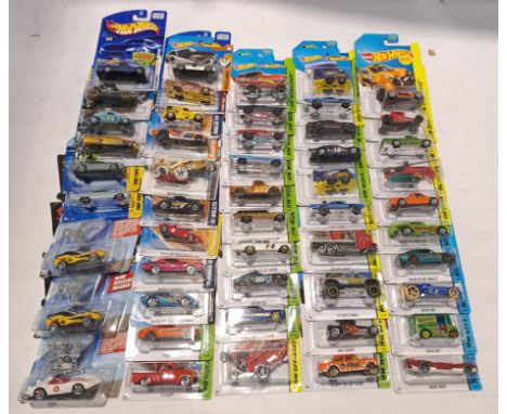 Mattel Hot Wheels, a boxed Group of Mainline Vehicles. Includes HW-Off Road Series with others. Although unchecked for comple