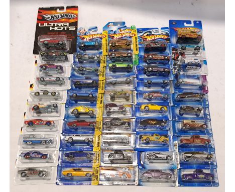 Mattel Hot Wheels, a boxed Group of Mainline Vehicles. Includes 2008 First Editions with others. Although unchecked or comple