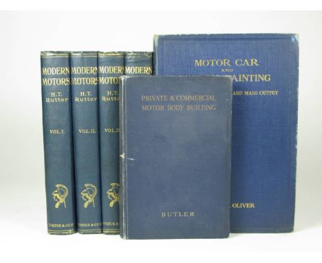 Motor Car and Coach Painting by Charles Oliver, 244pp, 1924.  The editorial includes advertisements and Durus Enamels colour 