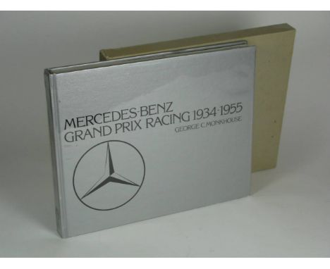 Mercedes-Benz - Grand Prix Racing 1934-1955. A very good hardback copy in transparent dust jacket and cardboard slipcase of t