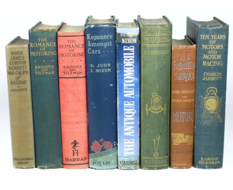 Ten Years of Motors & Motor Racing by Charles Jarrott, 297pp, 1906 1st ed,  with its original much worn cloth cover; Motoring