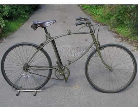 *B.S.A. Paratrooper's Bicycle Mk 1, having a standard 21-inch frame with the early pattern of winged frame tighteners and cor