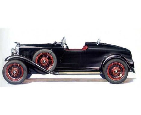 Vauxhall Eighty. A 15pp, 1931 brochure having a colour card cover imaging various models  to include the Hurlingham, Princeto