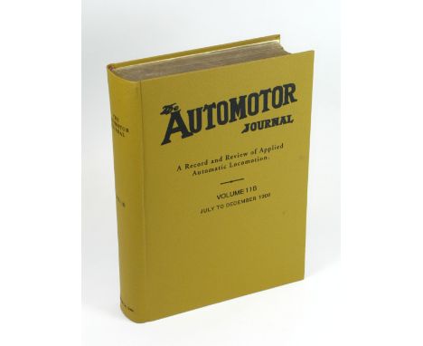 Automotor Journal. Volumes 11, 12 and 13 in six bound books, each with matching publisher's bindings. Commencing, No 261 (Jan