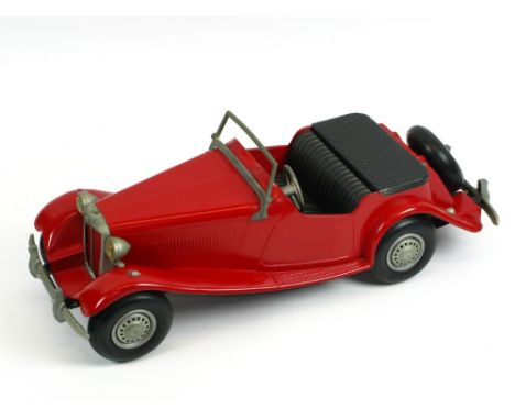 *An M.G. TD 1:16th Scale Model by The C. W. Doepke Manufacturing Co., Inc.  Dating circa 1954, this red (dip-painted) example