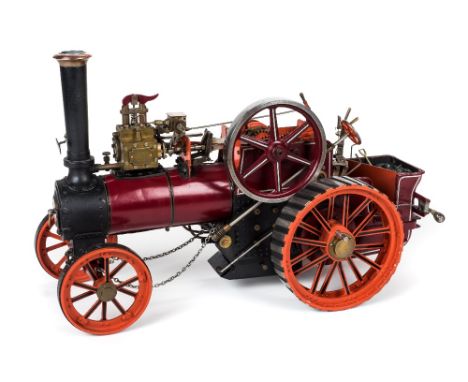 *Traction Engine. A well-engineered 1in. scale model of the single cylinder, two speed, four shaft general purpose traction e