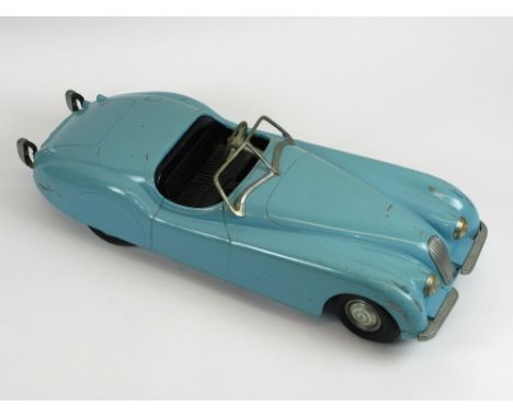 *A Jaguar XK120 Model by The C. W. Doepke Manufacturing Co., Inc.  Dating circa 1954, this light blue (dip-painted) example i