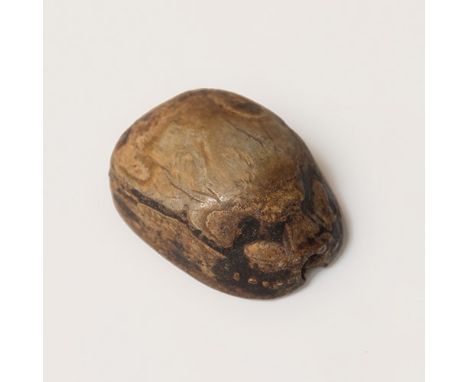 Scarab from the Hyksos period, early 2nd millennium BC.Steatite.Provenance: Private collection of Albert Dubus (1846-1917). A