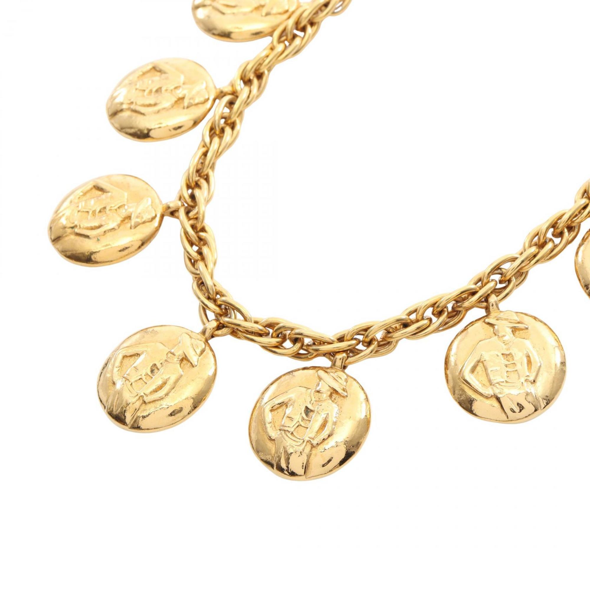 CHANEL Mademoiselle Necklace, Gold Plated, Women\'s