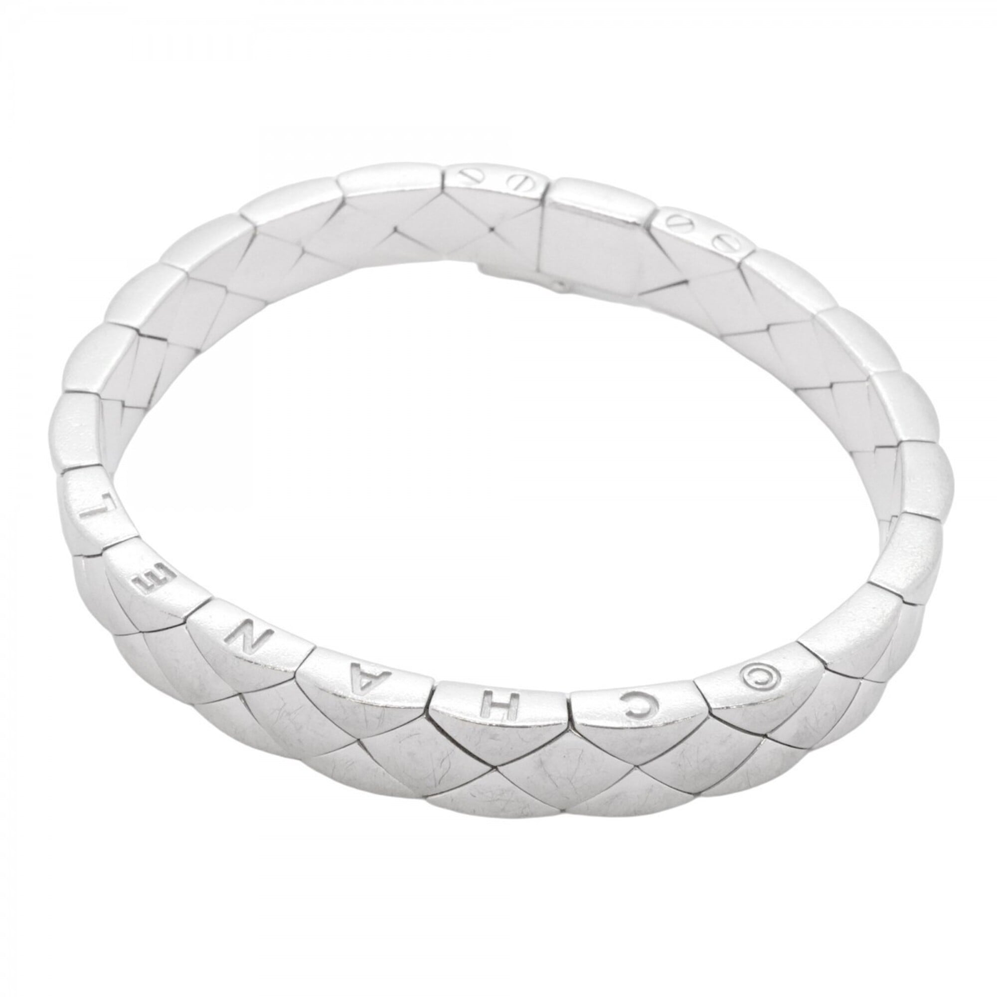 Chanel MatelassŽ Bracelet, 18K White Gold, Women\'s