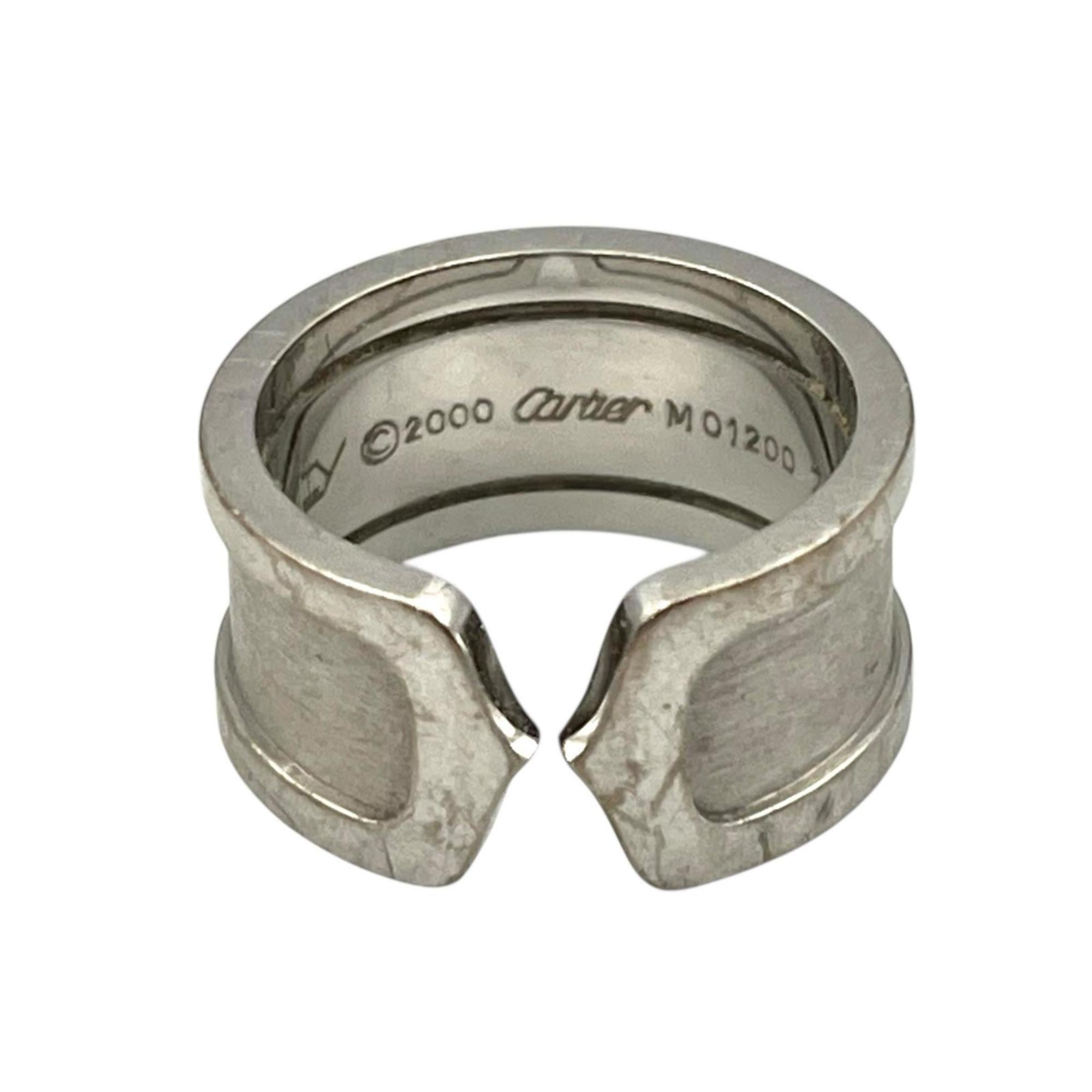 Cartier C2 Ring in 18K White Gold for Women