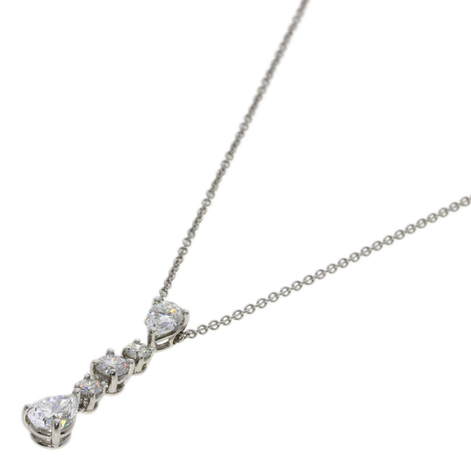 Tiffany & Co. Swing Drop Diamond Necklace, Platinum PT950, Women\'s.