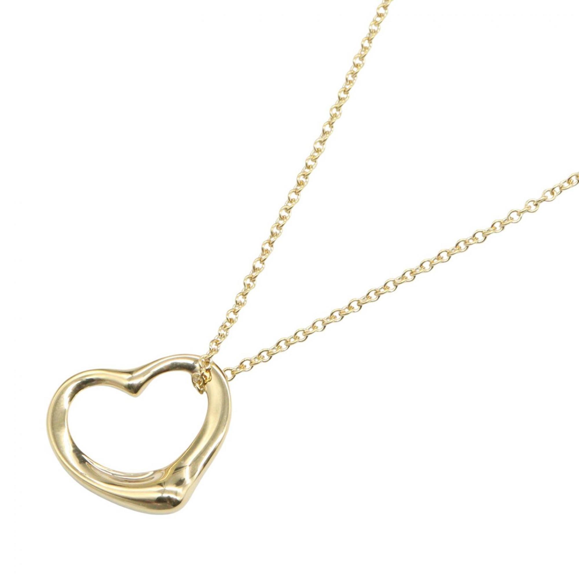 Tiffany & Co. Open Heart Necklace, 18K Yellow Gold, Women\'s