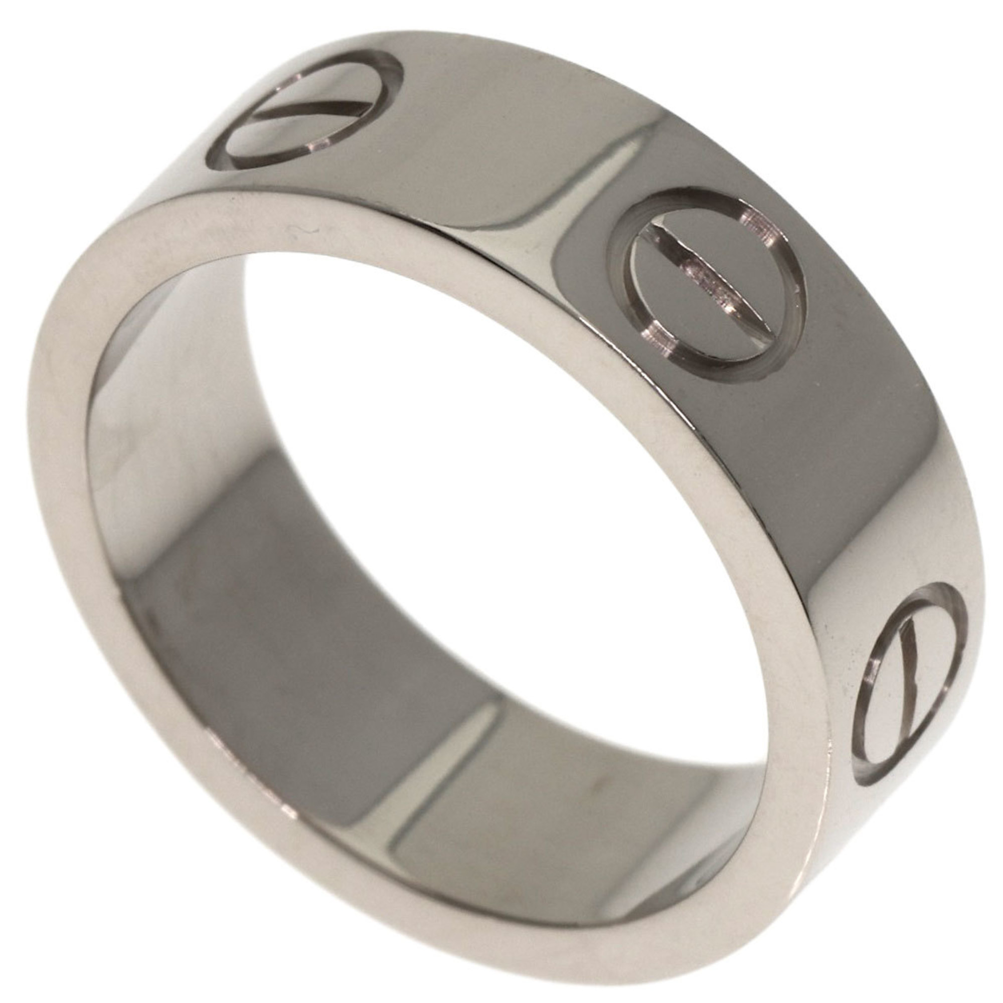 Cartier Love Ring #47 18K White Gold Women\'s