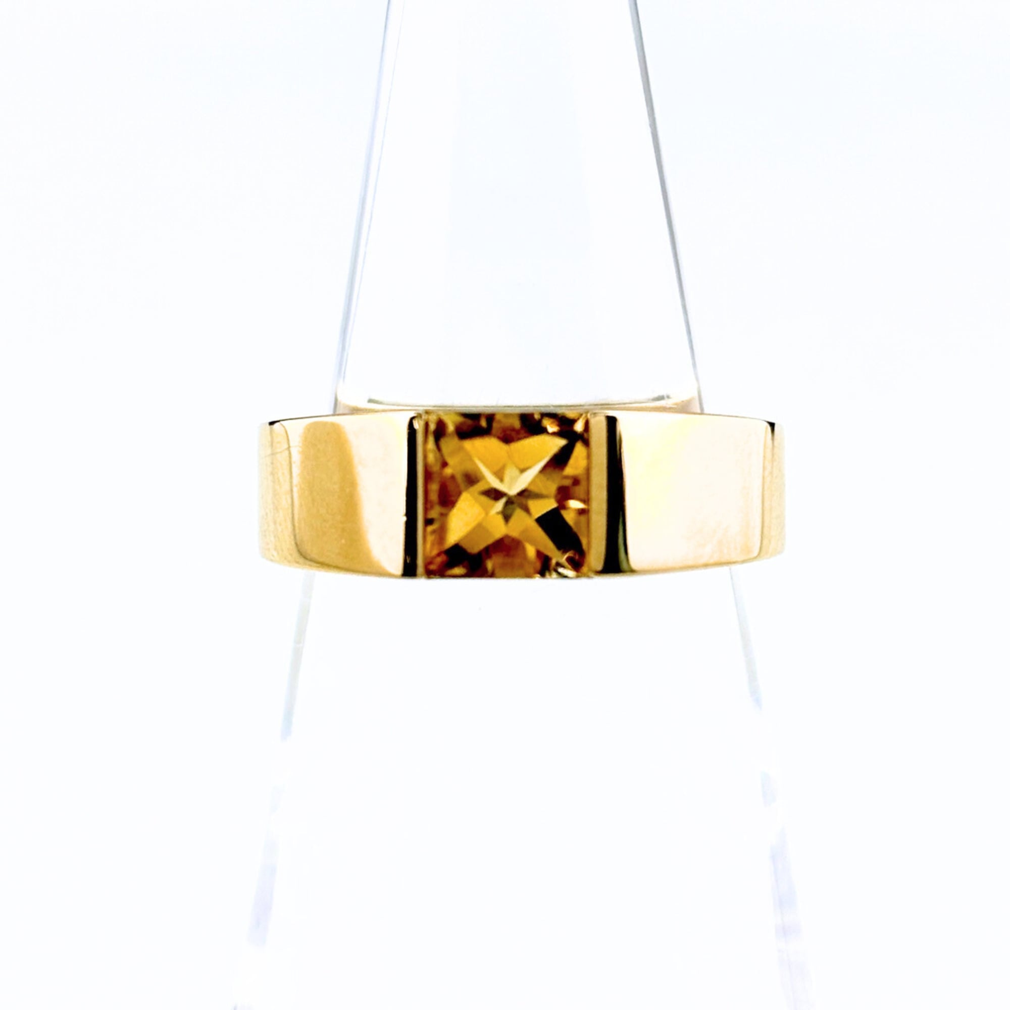 Cartier Tank Ring, Citrine, 750, Women\'s