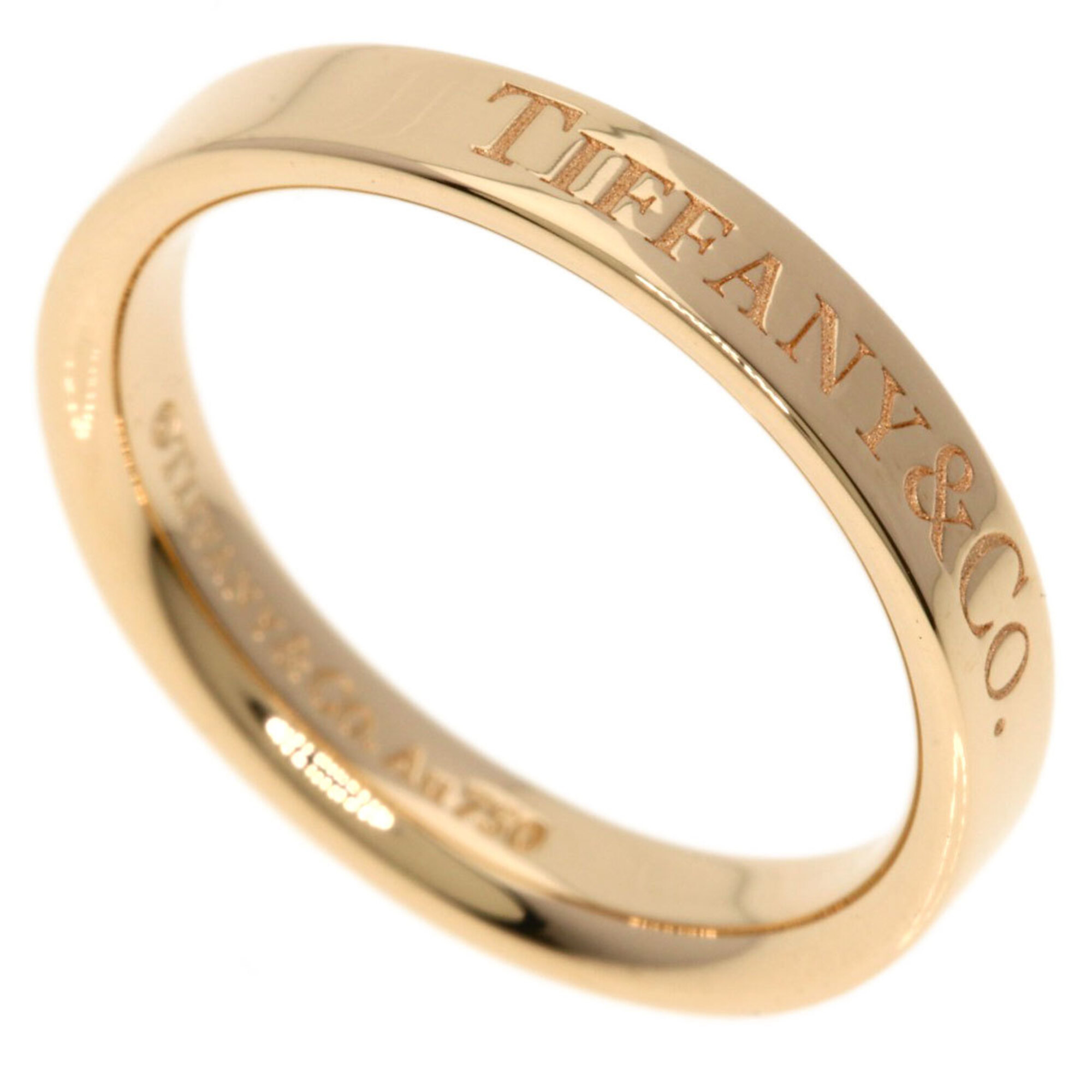 Tiffany & Co. Flat Band Ring, 18K Pink Gold, Women\'s.
