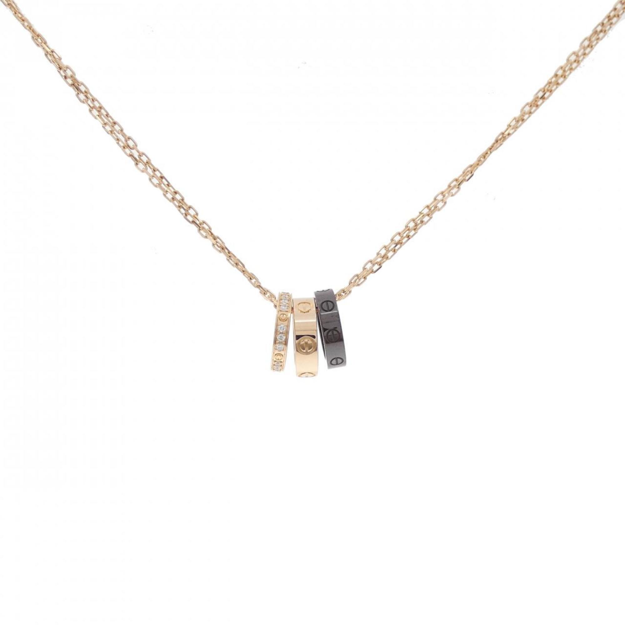 Cartier Love Three Hoop Necklace