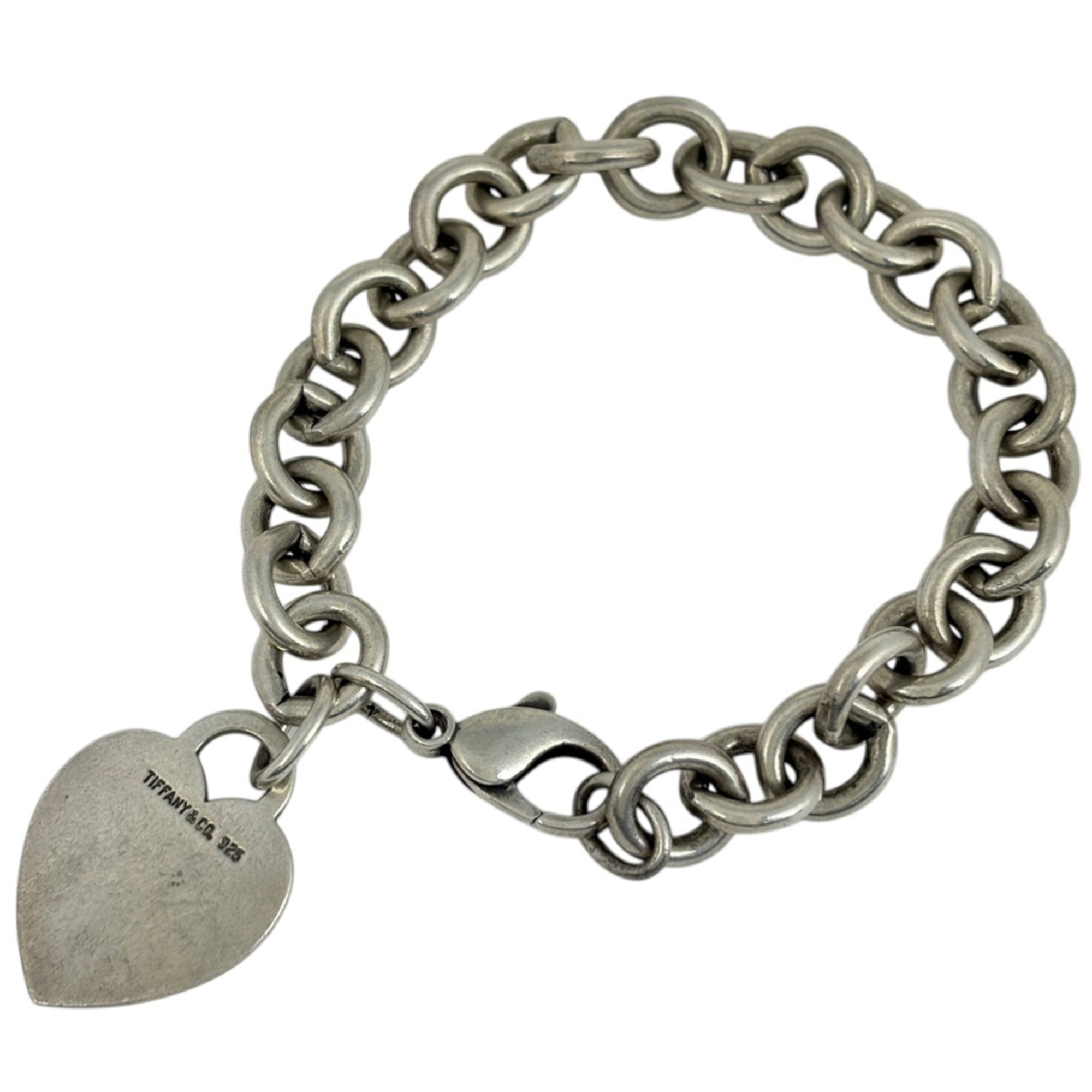 Tiffany & Co. Return to Bracelet, Heart Tag, Sterling Silver 925, Women\'s Bracelet