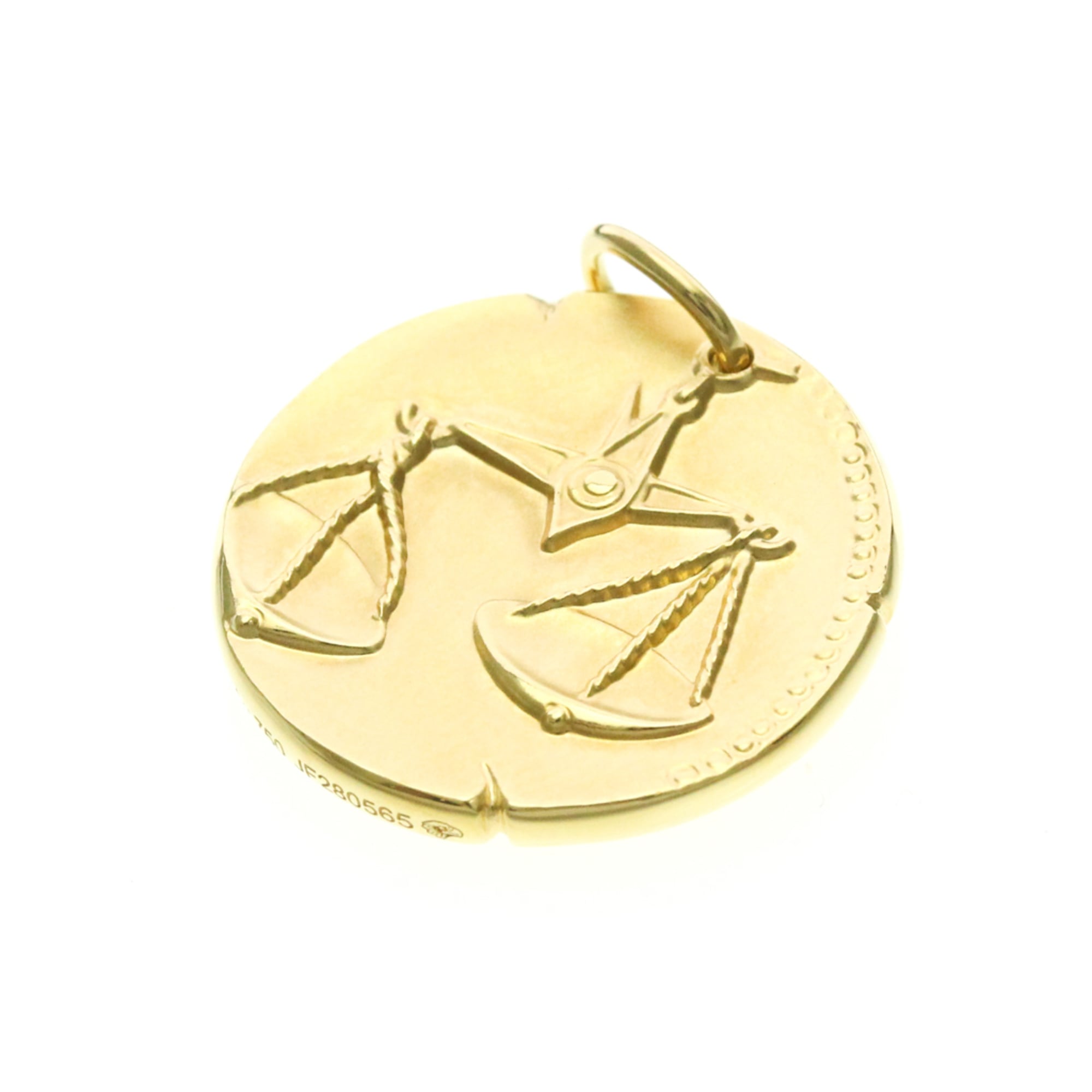 Van Cleef & Arpels Zodiac Libra Top Only Yellow Gold (18K) No Stone Women,Men Fashion Pendant Neckla