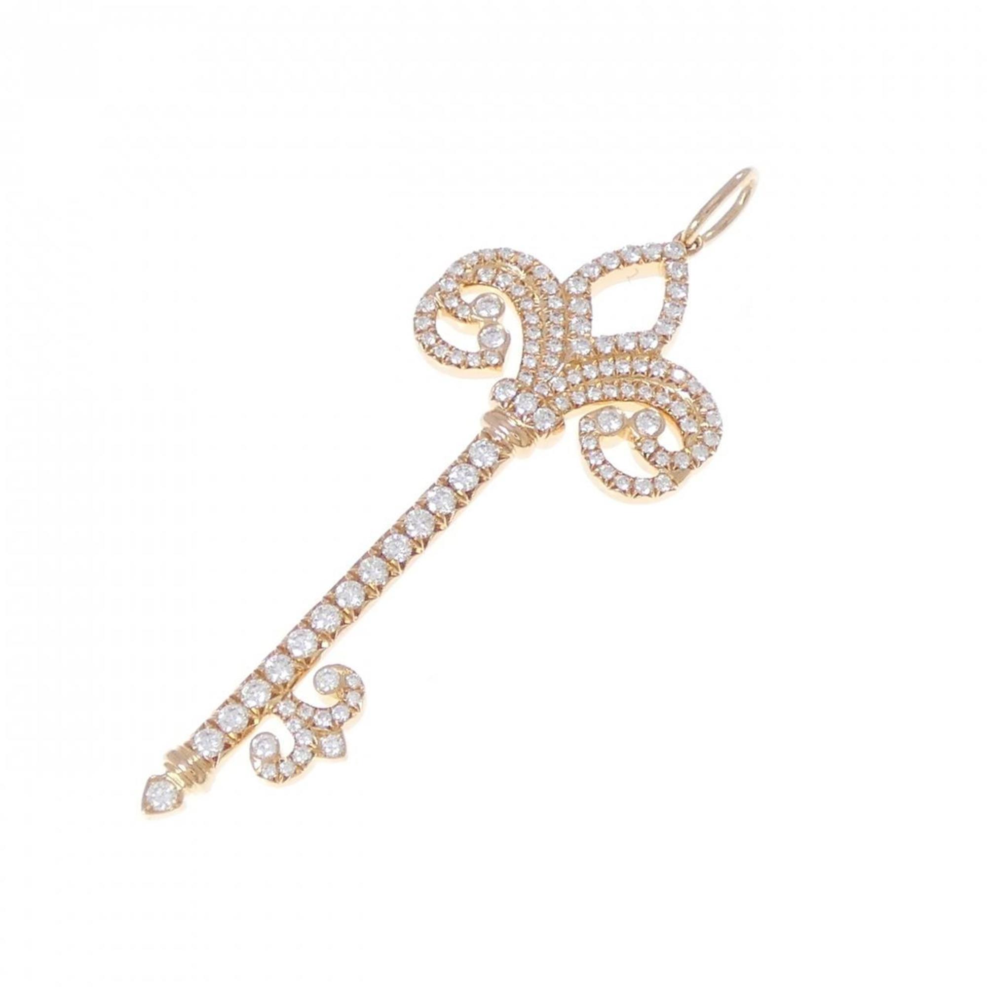 Tiffany & Co. Fleur-de-lis Key Pendant