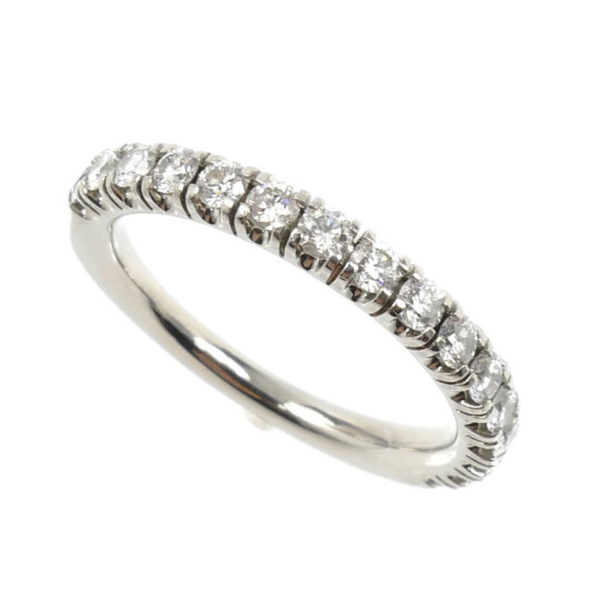 CARTIER Cartier Pt950 Platinum Etincelle de Half Eternity Ring B4216351 Diamond 1.51 4.4g Women\'s