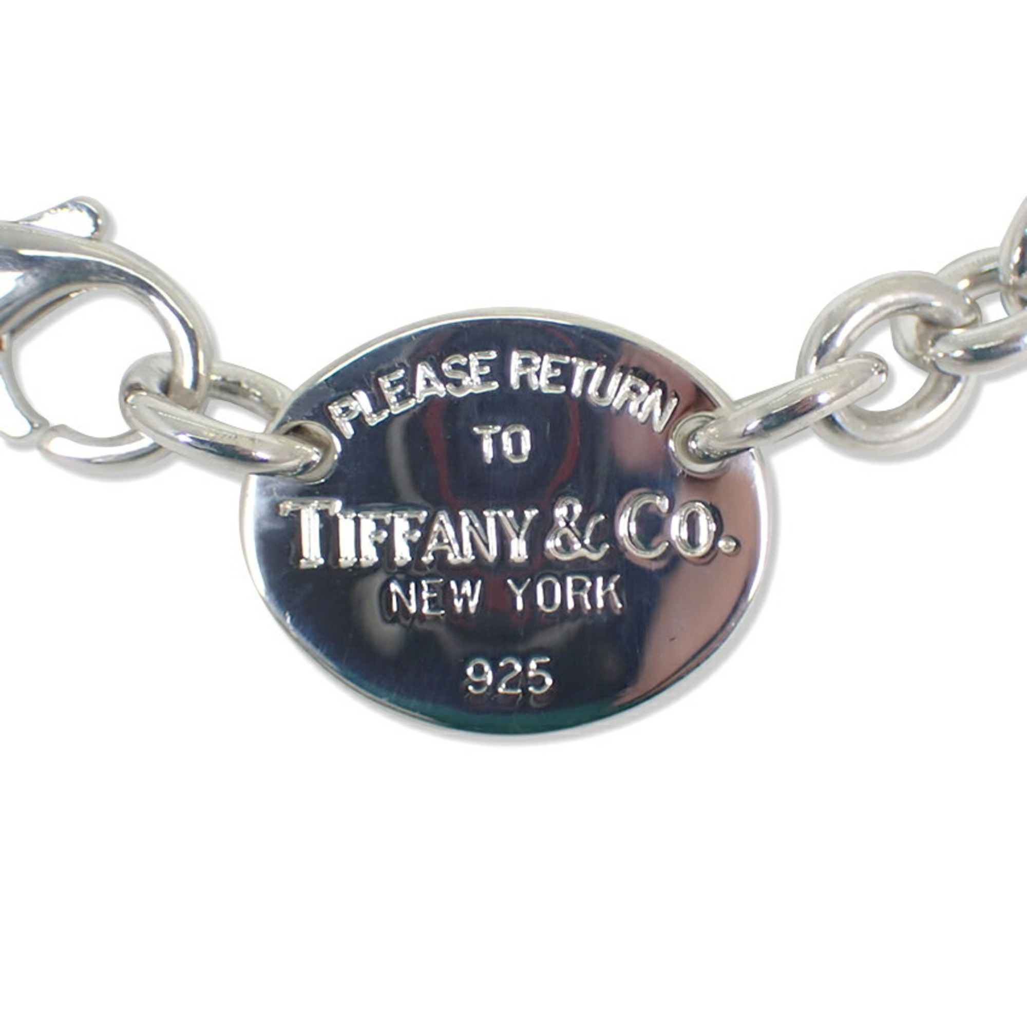 TIFFANY & Co. 925 Return to Tiffany Heart Tag Choker Necklace