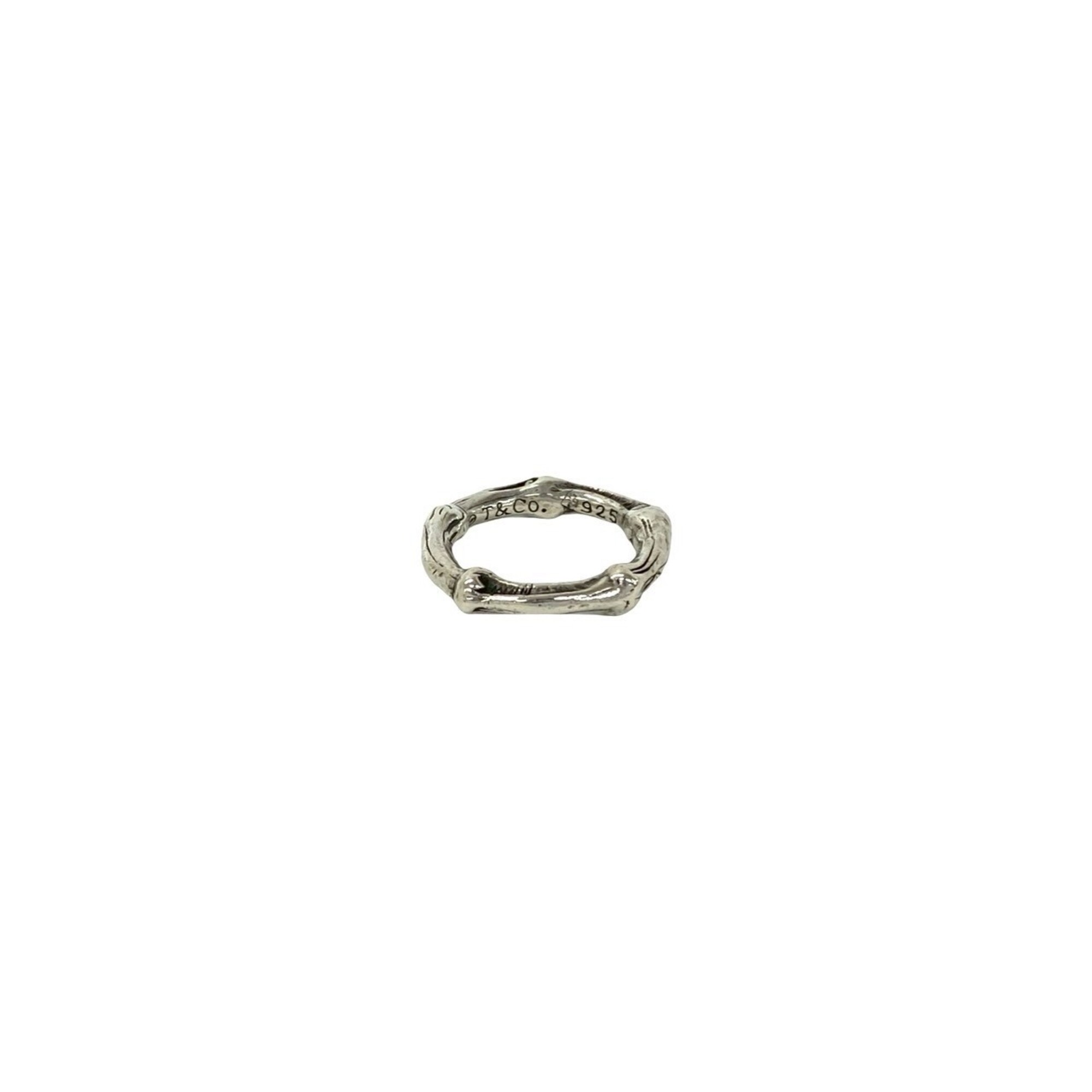 TIFFANY&Co. Tiffany Bamboo Sterling Silver 925 Ring, Finger Accessory, 18583