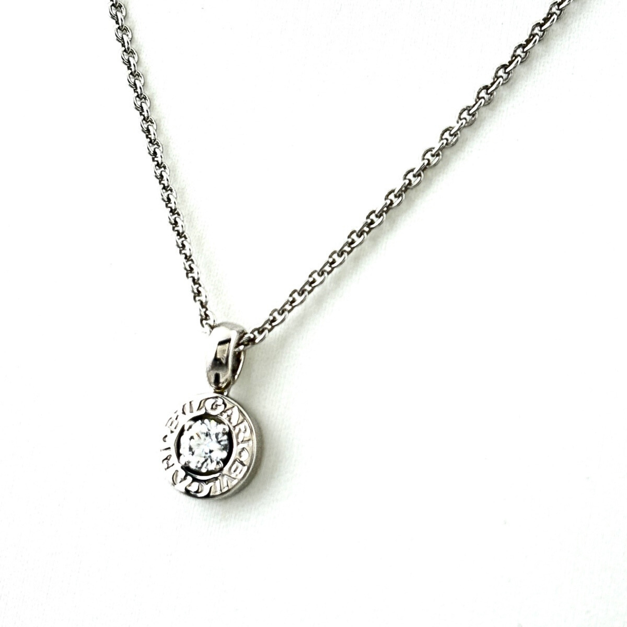 BVLGARI Necklace Pendant Diamond 750 Women\'s