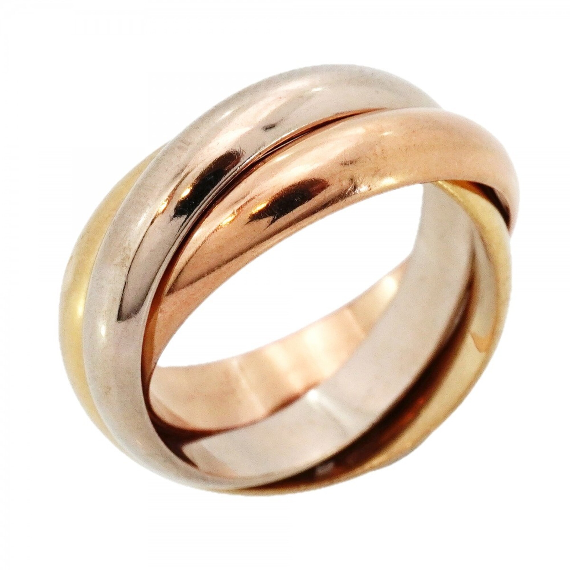 Cartier Trinity Classic Ring, available in 18K Yellow Gold, White and Pink size #51 (Women\'s).