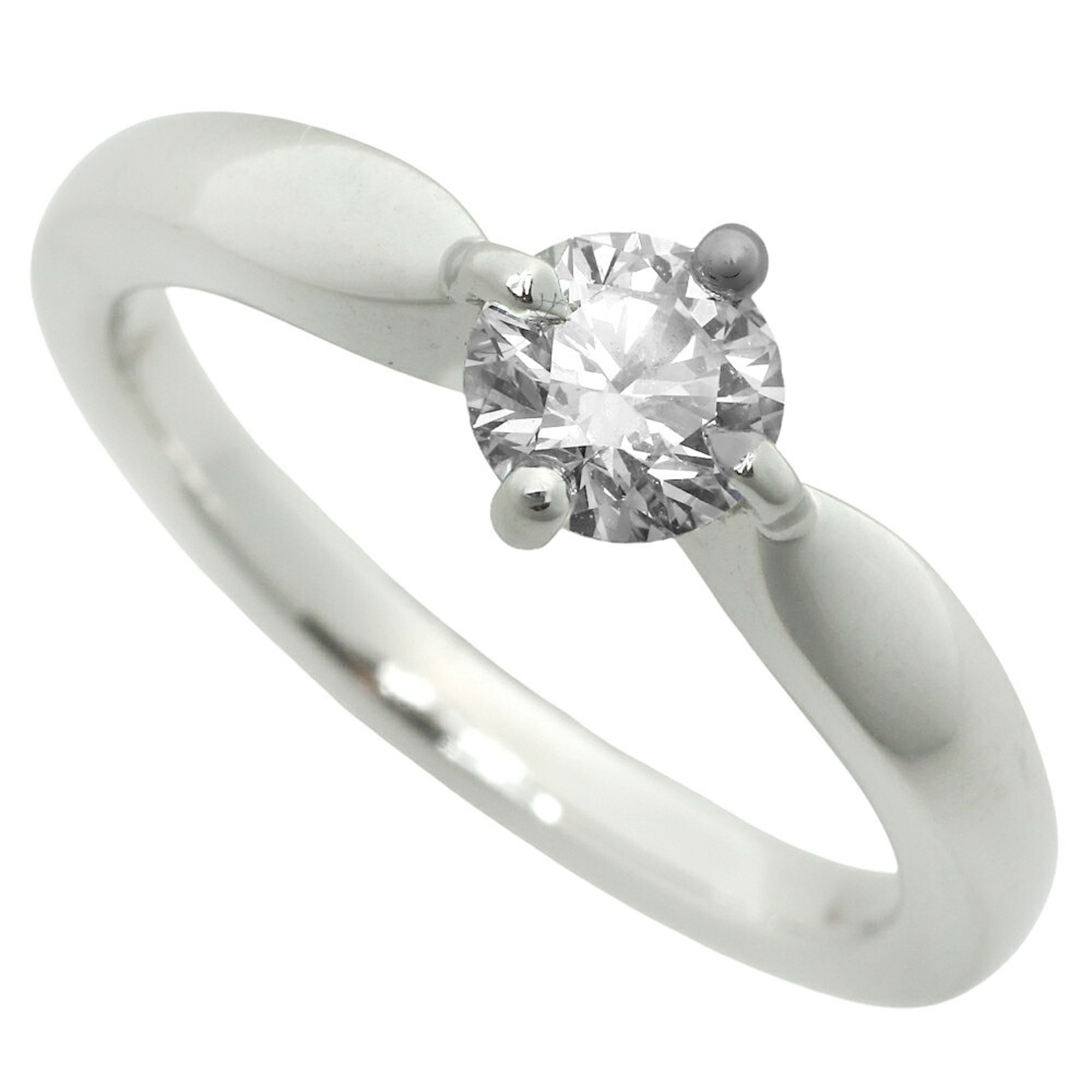Bvlgari Like new Bulgari Dedicata a Venezia 4.6g ring in platinum with 0.43ct diamond (G-VVS1-EX), s