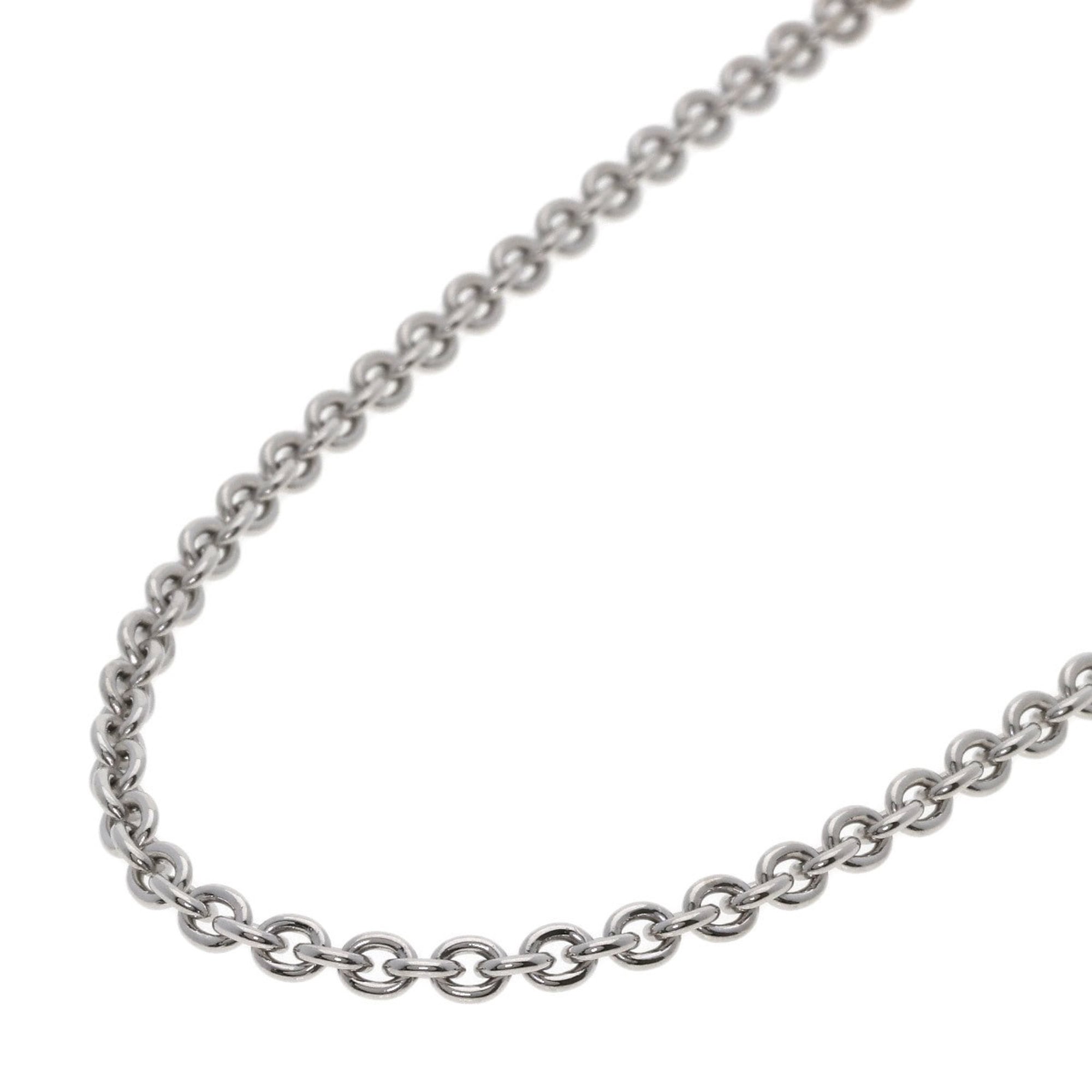 Bulgari Chain Necklace 49cm 18K White Gold Women\'s BVLGARI