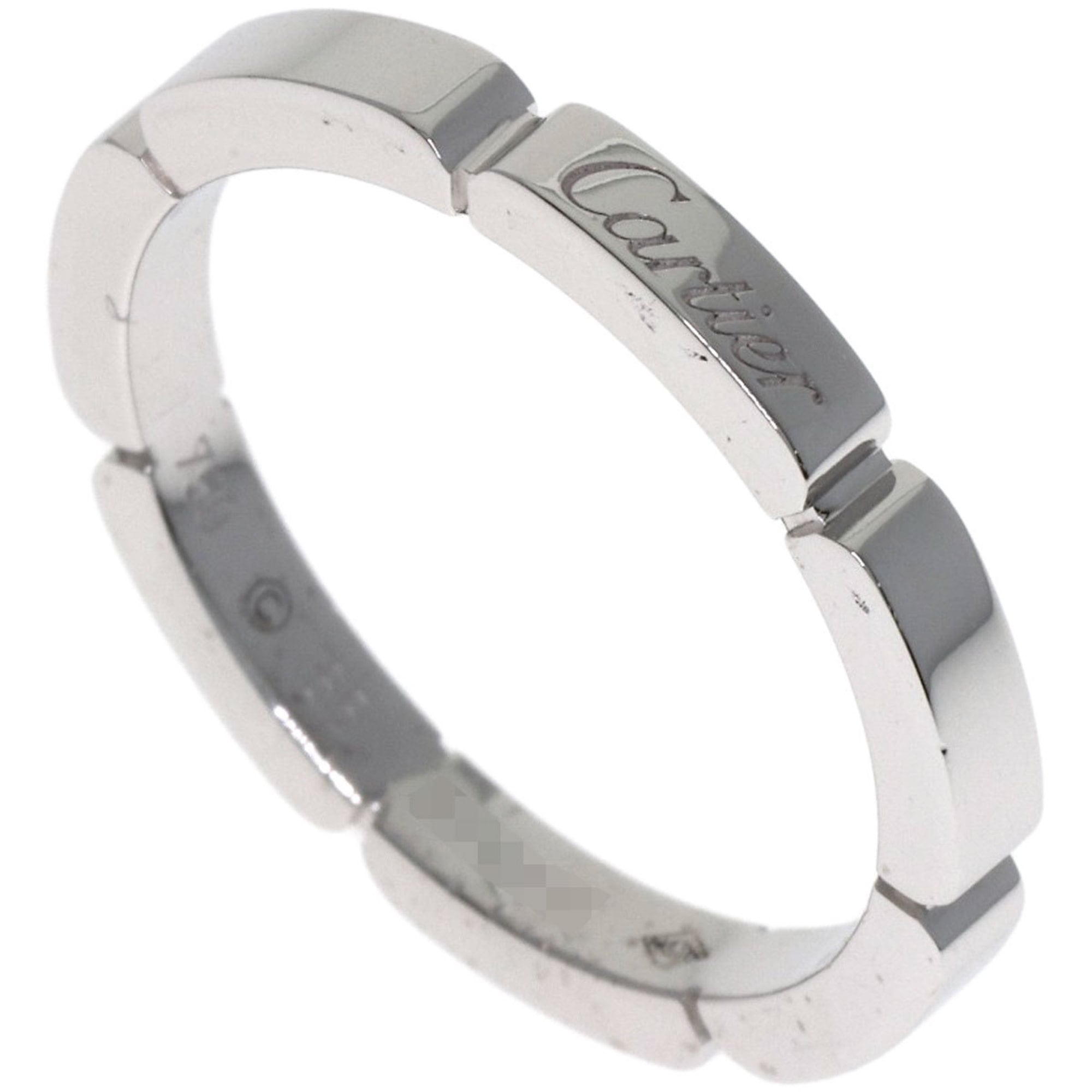 Cartier Maillon Panthre #55 Ring in 18K White Gold for Women