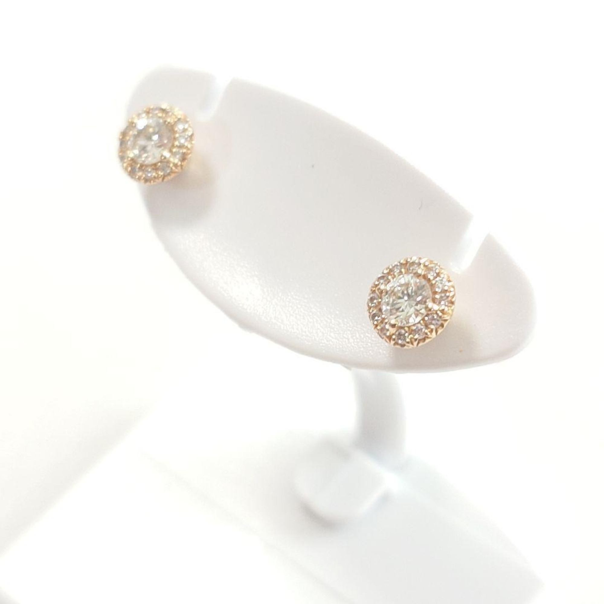 Tiffany & Co. Soleste Earrings, Rose Gold, Diamonds, 7481