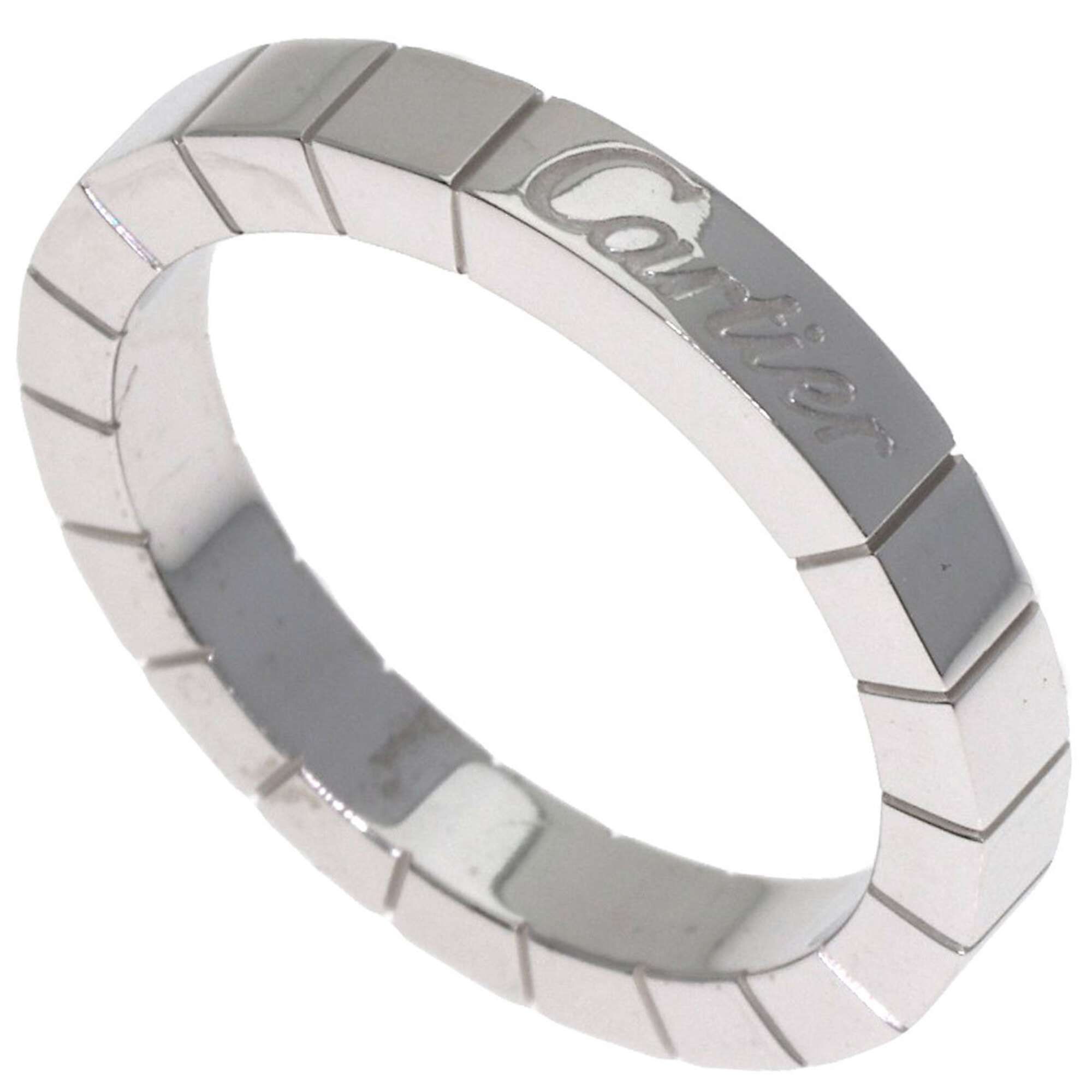 Cartier Lanieres #51 Ring, 18K White Gold, Women\'s, CARTIER