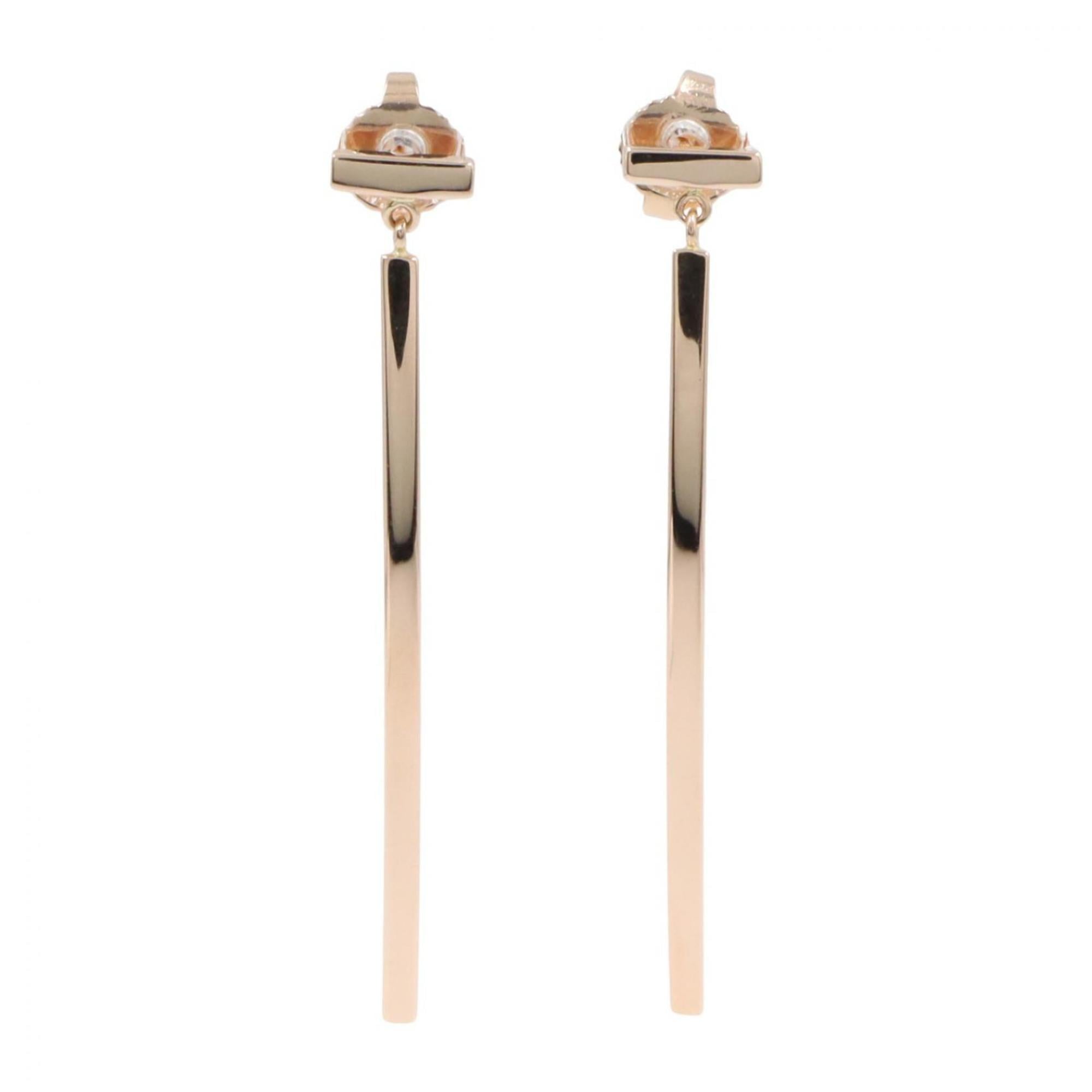 Tiffany & Co. T-Wire Bar Earrings, 18K Pink Gold, Women\'s