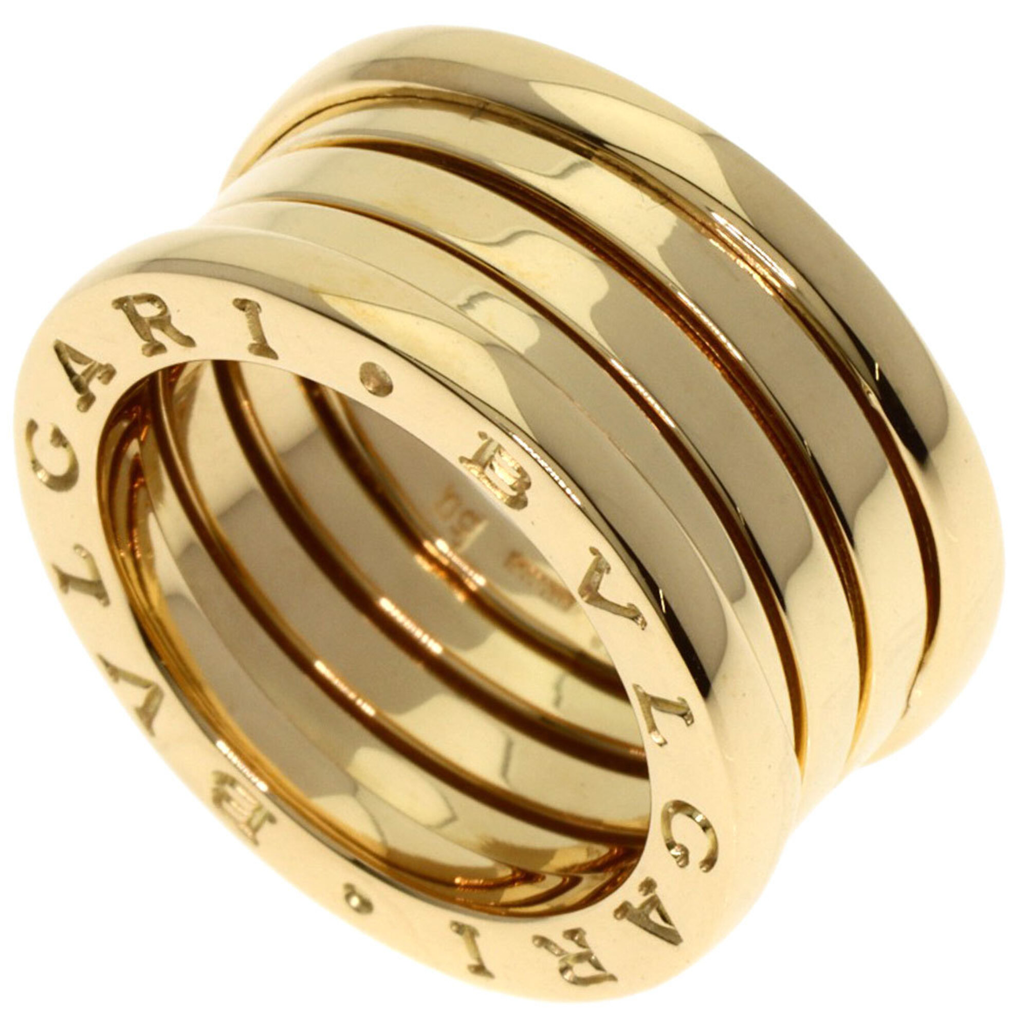 Bulgari B-zero1 4-band ring #50, 18K yellow gold, women\'s BVLGARI