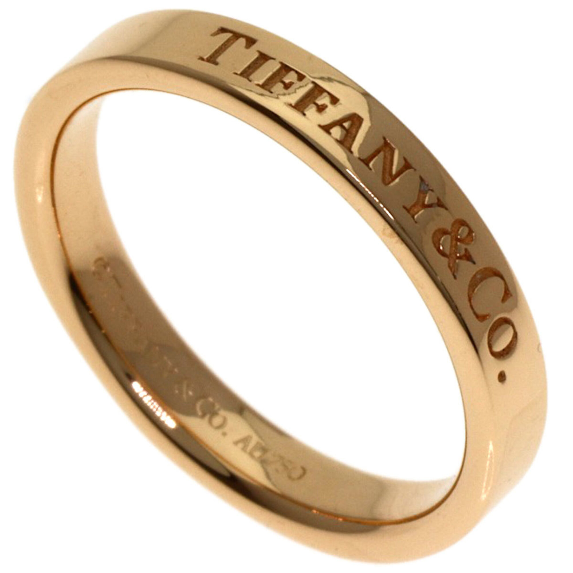 Tiffany & Co. Flat Band Ring, 18K Pink Gold, Women\'s.
