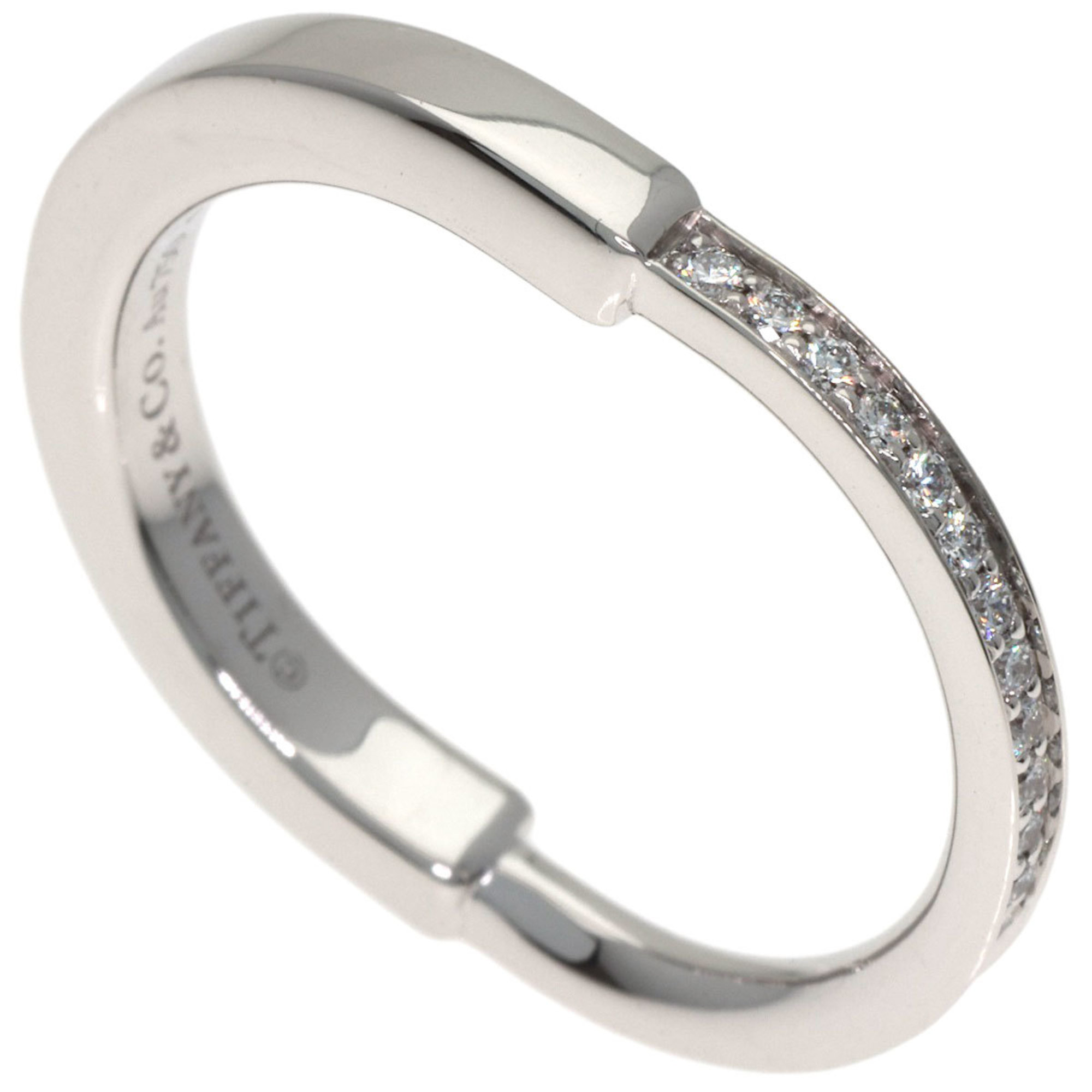 Tiffany & Co. Rock Diamond Ring, 18K White Gold, Women\'s.