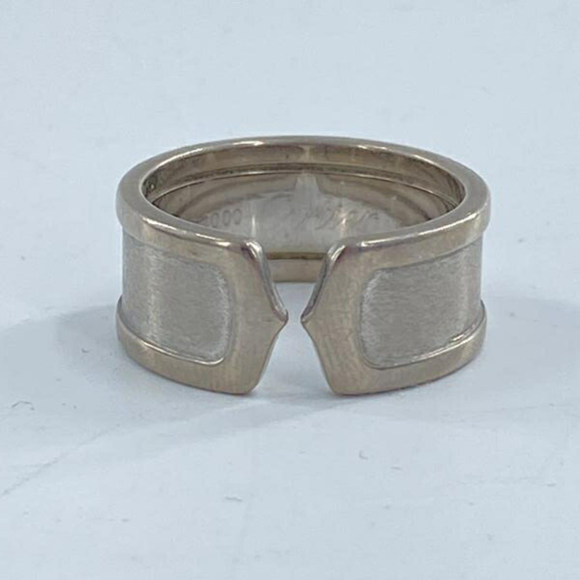 Cartier C2 Ring, Silver Color, 750