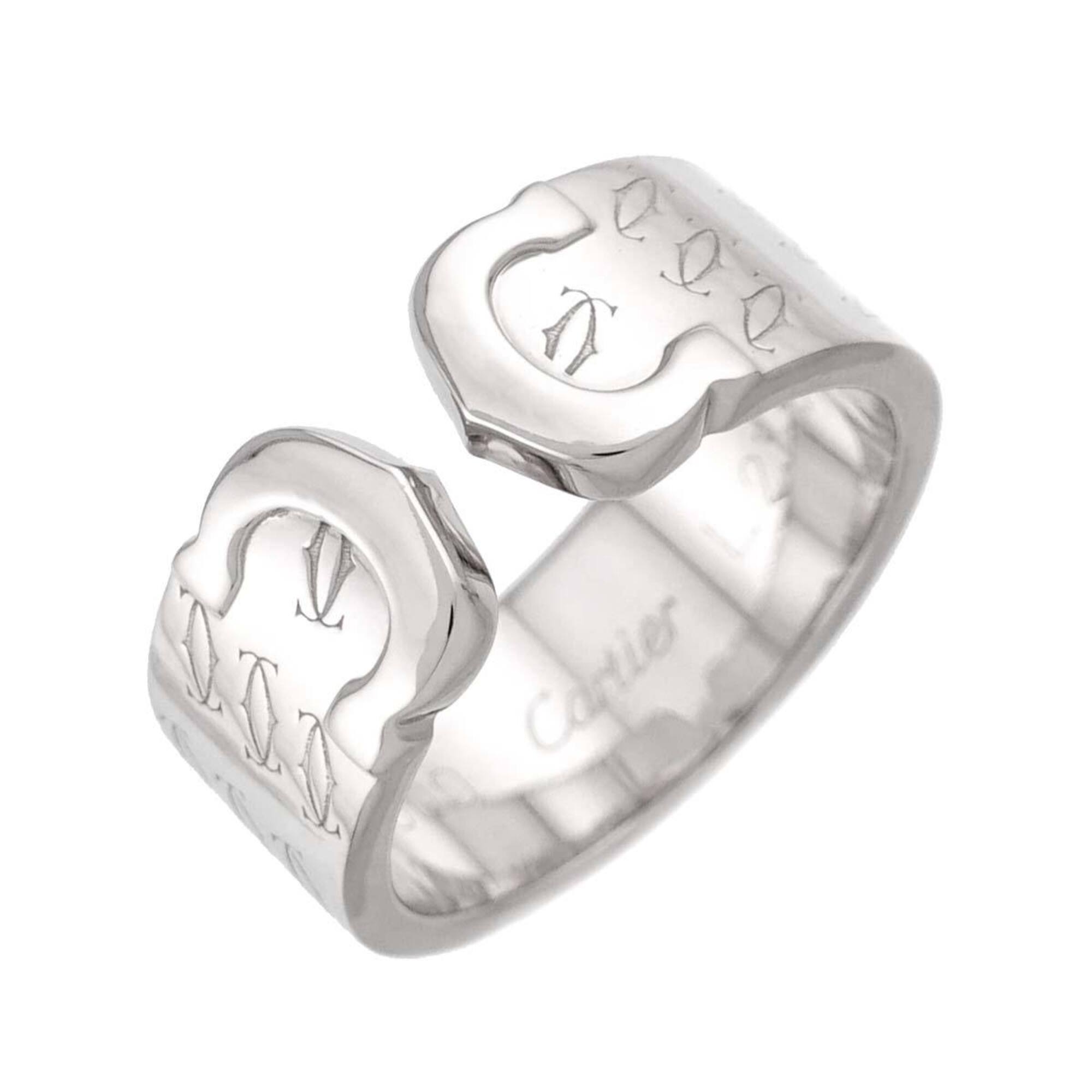 Cartier C2 #53 Ring, 18K WG (White Gold 750), 2C (2000 Limited Edition) Ring