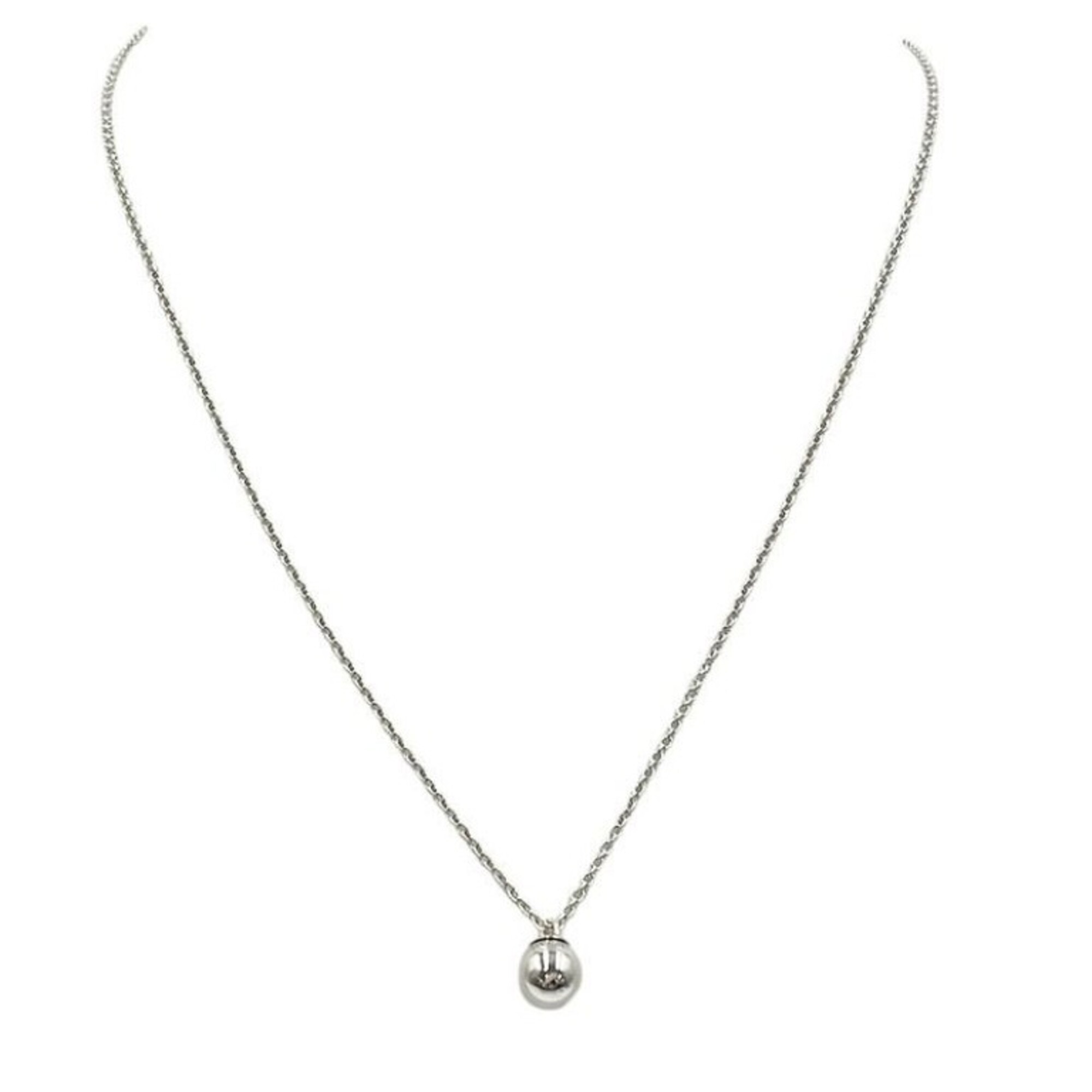 Tiffany & Co. Hardware Ball Necklace, Sterling Silver (Ag925), Women\'s
