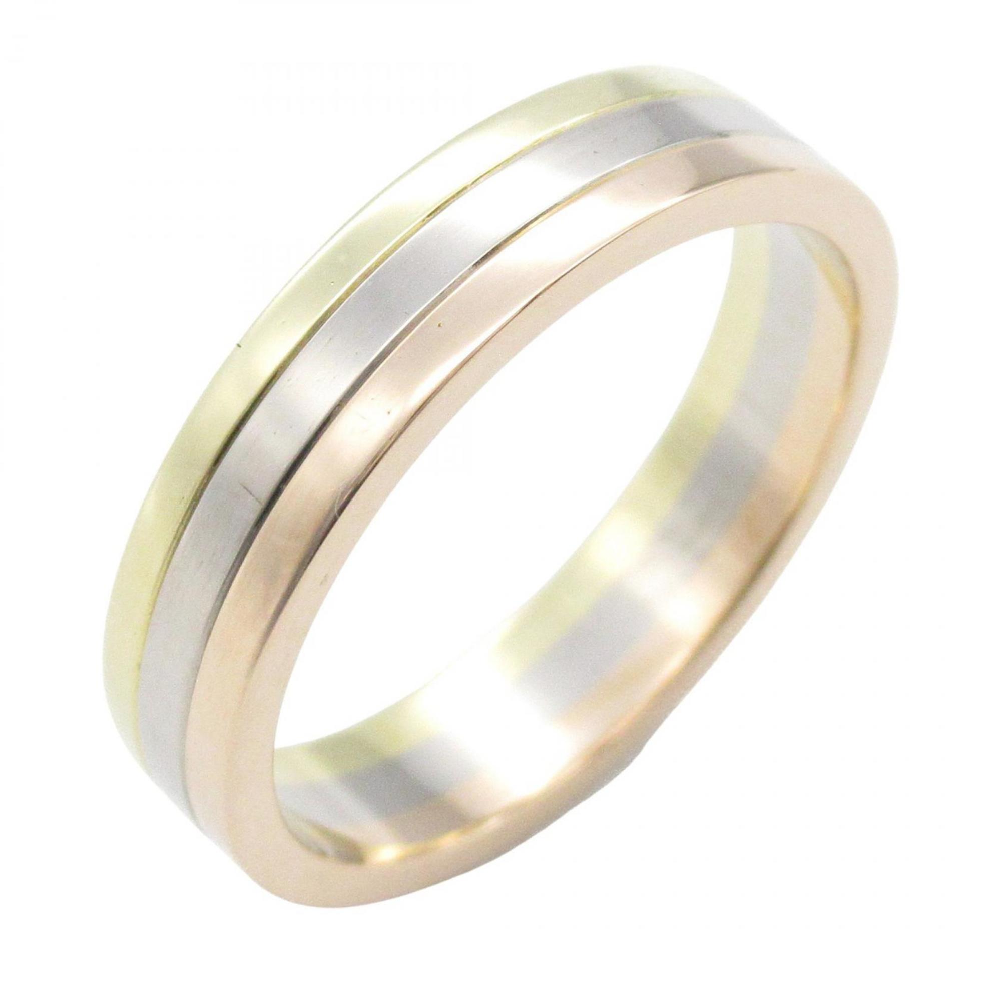 Cartier Vend™me Ring, 18K Yellow Gold, White Pink Men\'s and Women\'s, Gold Silver, B4052100
