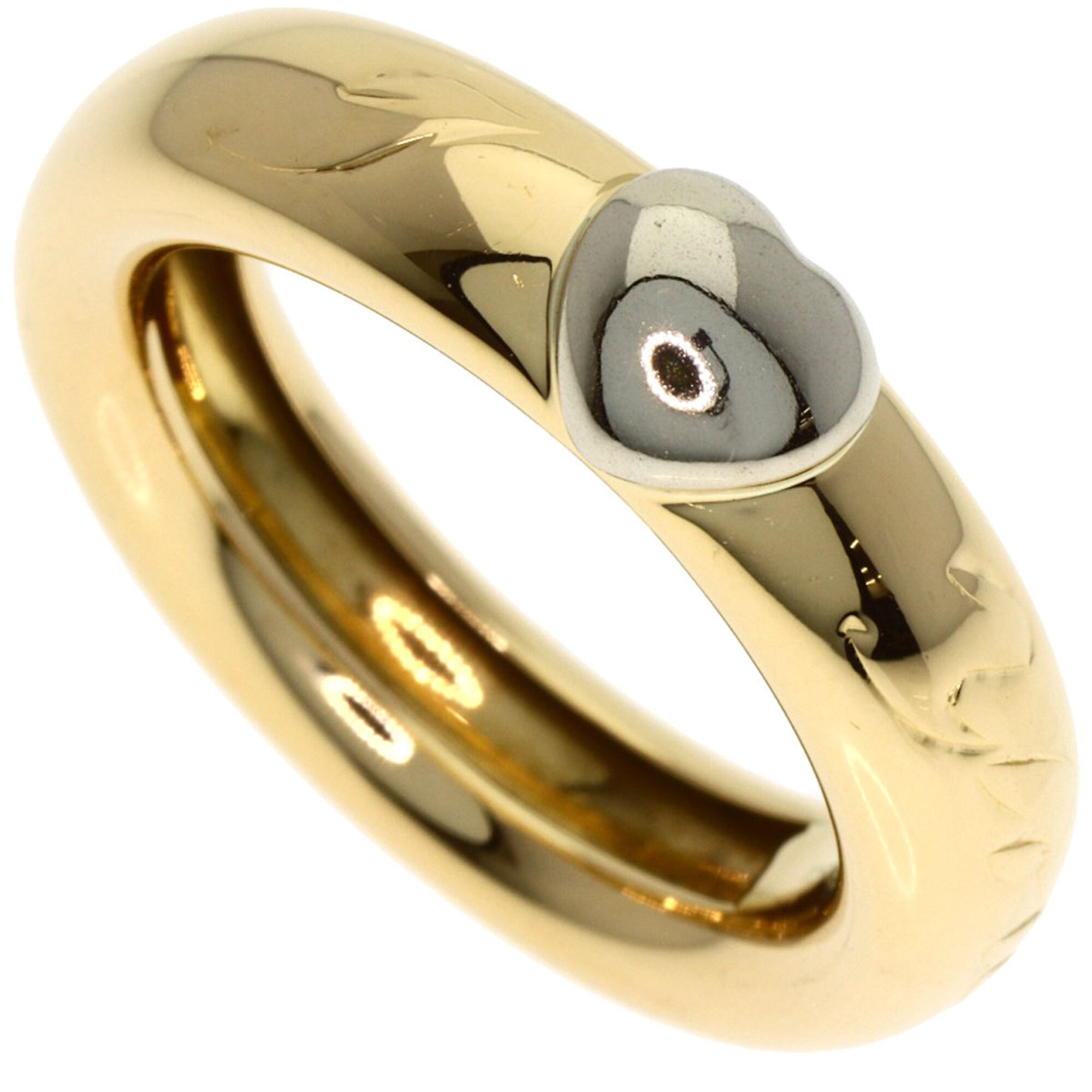 Tiffany & Co. Friendship Heart Ring, 18K Yellow Gold/18KWG, Women\'s.