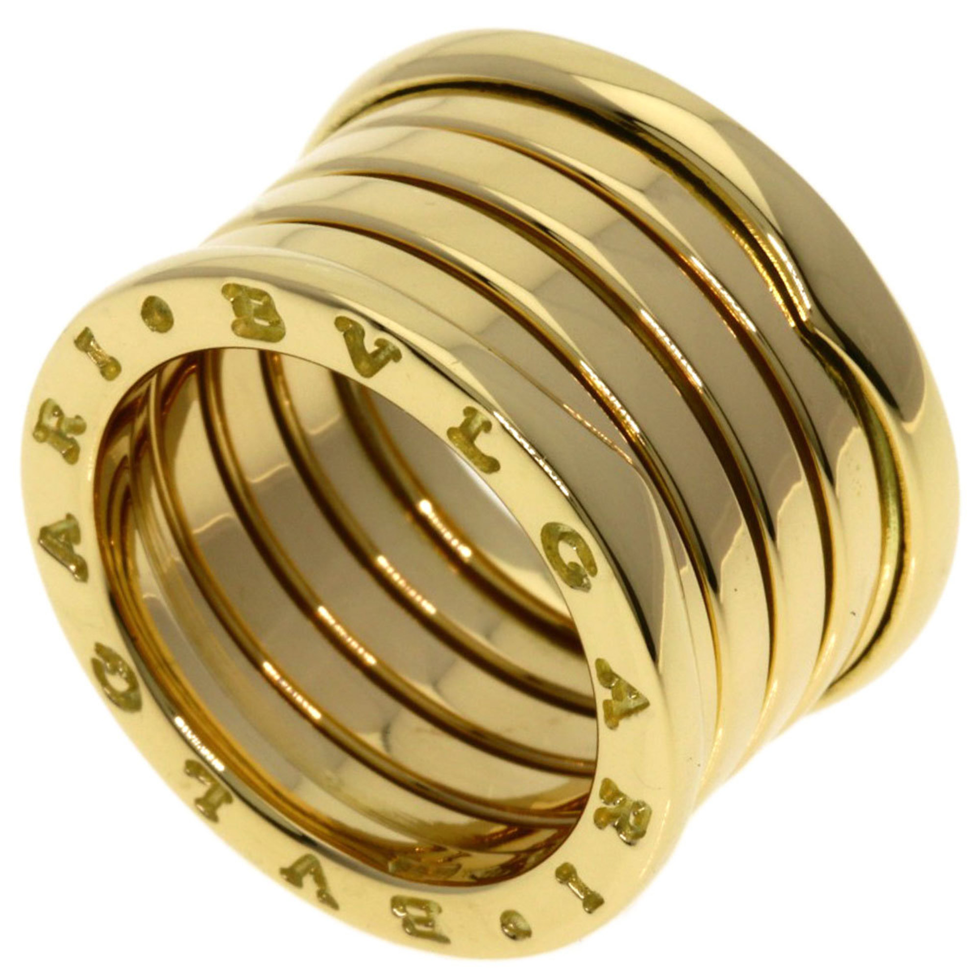 BVLGARI B-zero1 4-band ring #49, 18K yellow gold, women\'s.