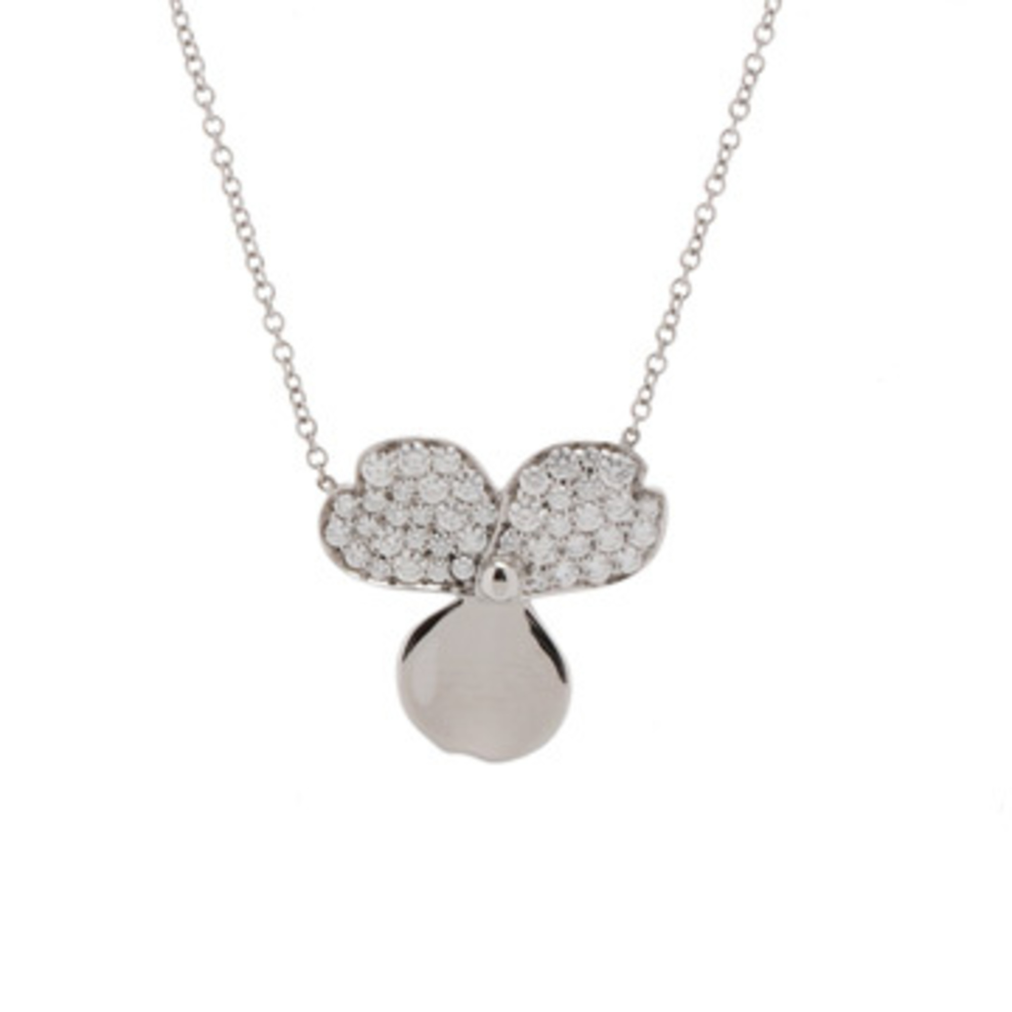 TIFFANY&Co. Tiffany Paper Flower Diamond Women\'s Pt950 Platinum Necklace, Grade A, Used, Ginzo