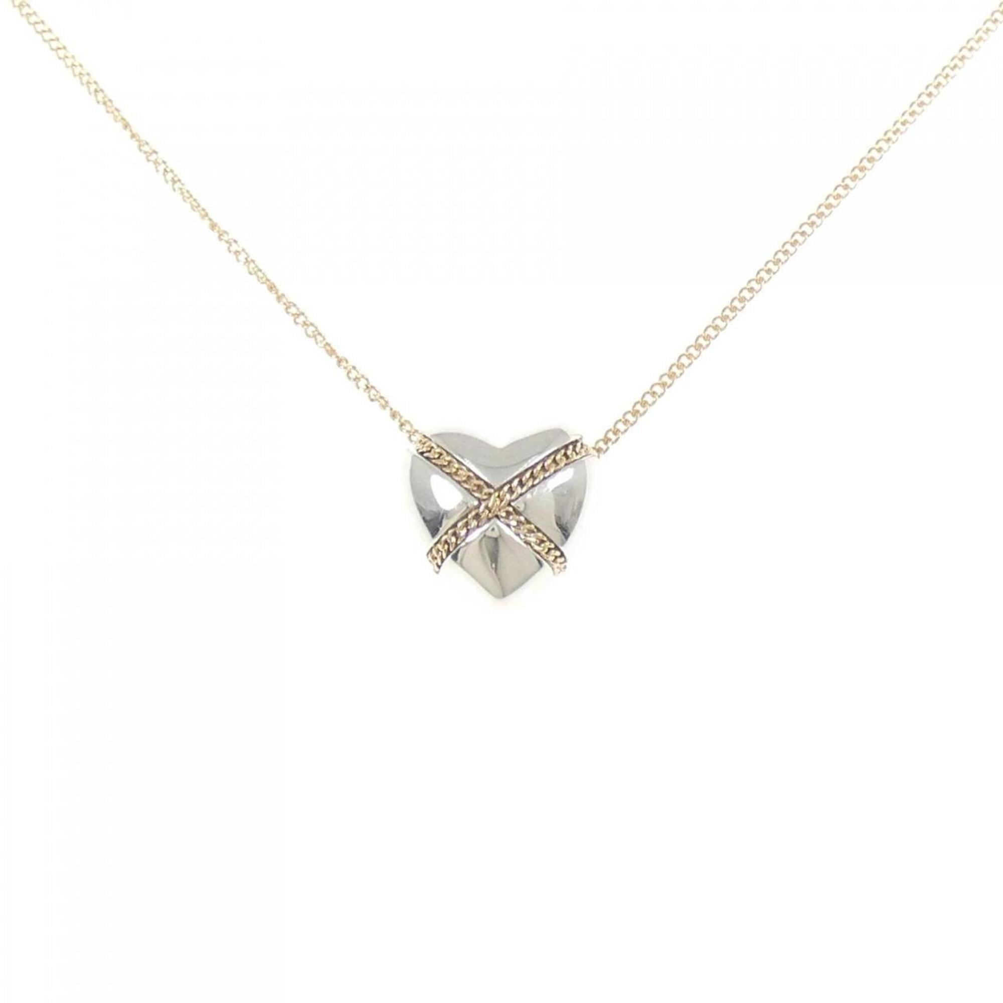 Tiffany 925 750YG necklace