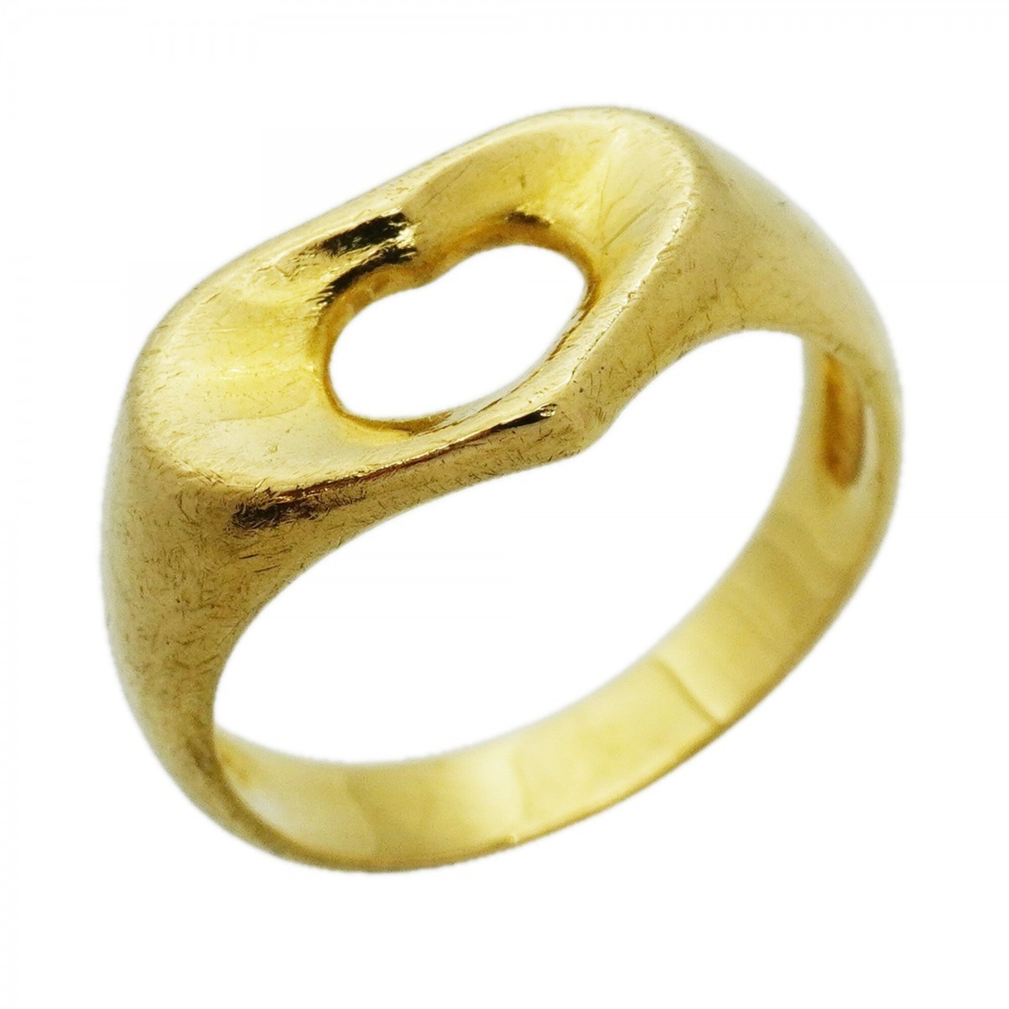 Tiffany & Co. Heart Ring, 18K Yellow Gold, Size 8.5, Women\'s