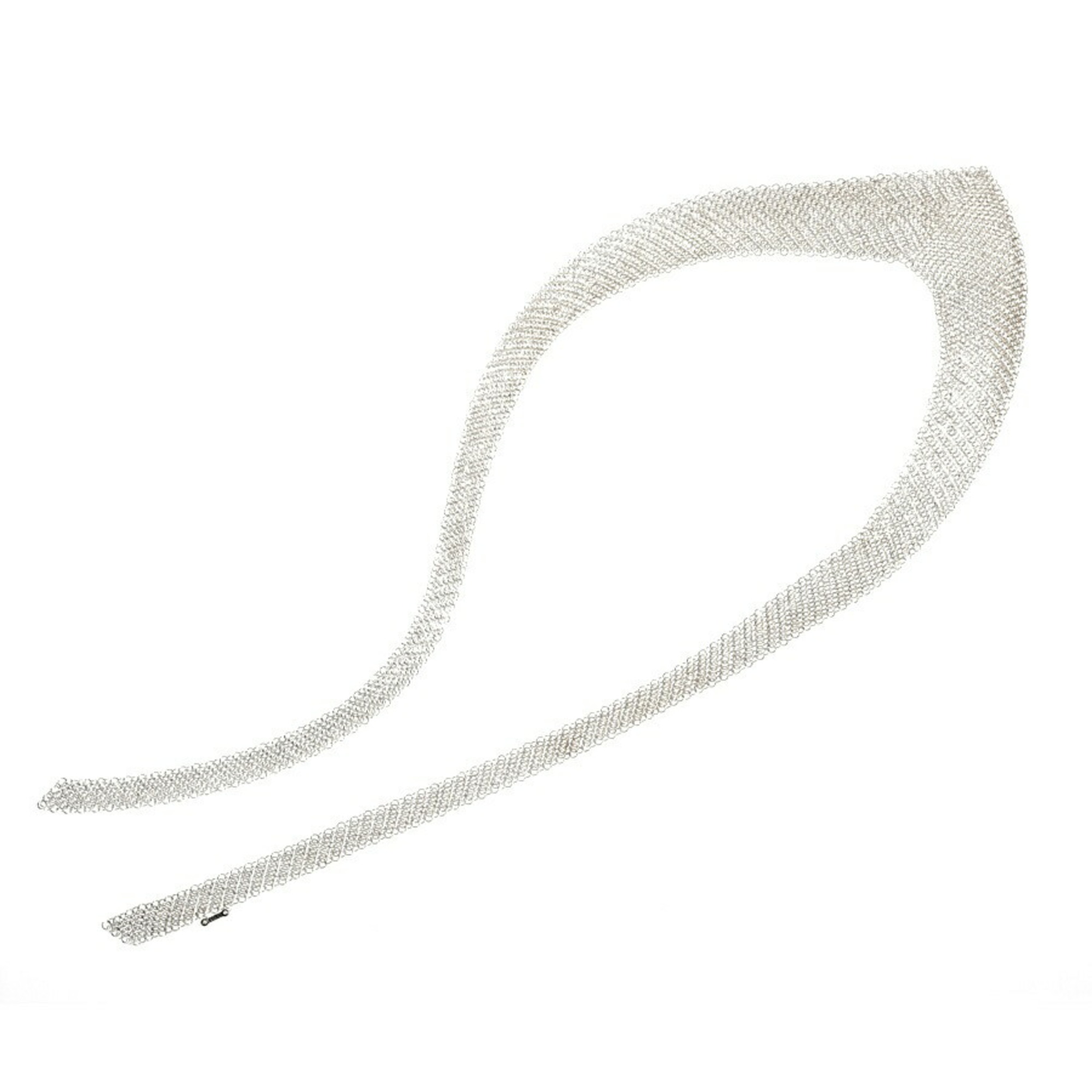 Tiffany Elsa Peretti Mesh Necklace Sv.925 67cm A-157484